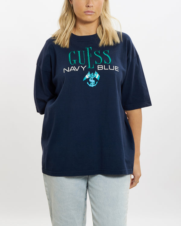 90s Guess 'Navy Blue' Tee <br>M