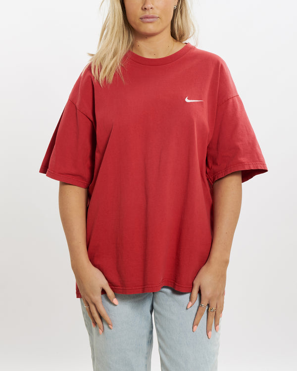 90s Nike Heavyweight 'Mini Swoosh' Tee <br>M