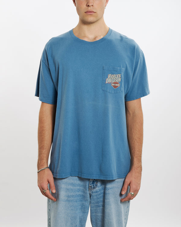 Vintage Harley Davidson 'Miami, Florida' Tee <br>L , The Real Deal , newtown, sydney, australia, thrift store, opshop, preloved, secondhand, sustainable, retro, antique, 70s, 80s, 90s, 2000s, 00s, fashion, clothing, streetwear, trendy, garment, style, boutique, store, shop, archive, sale, cheap, best, top
