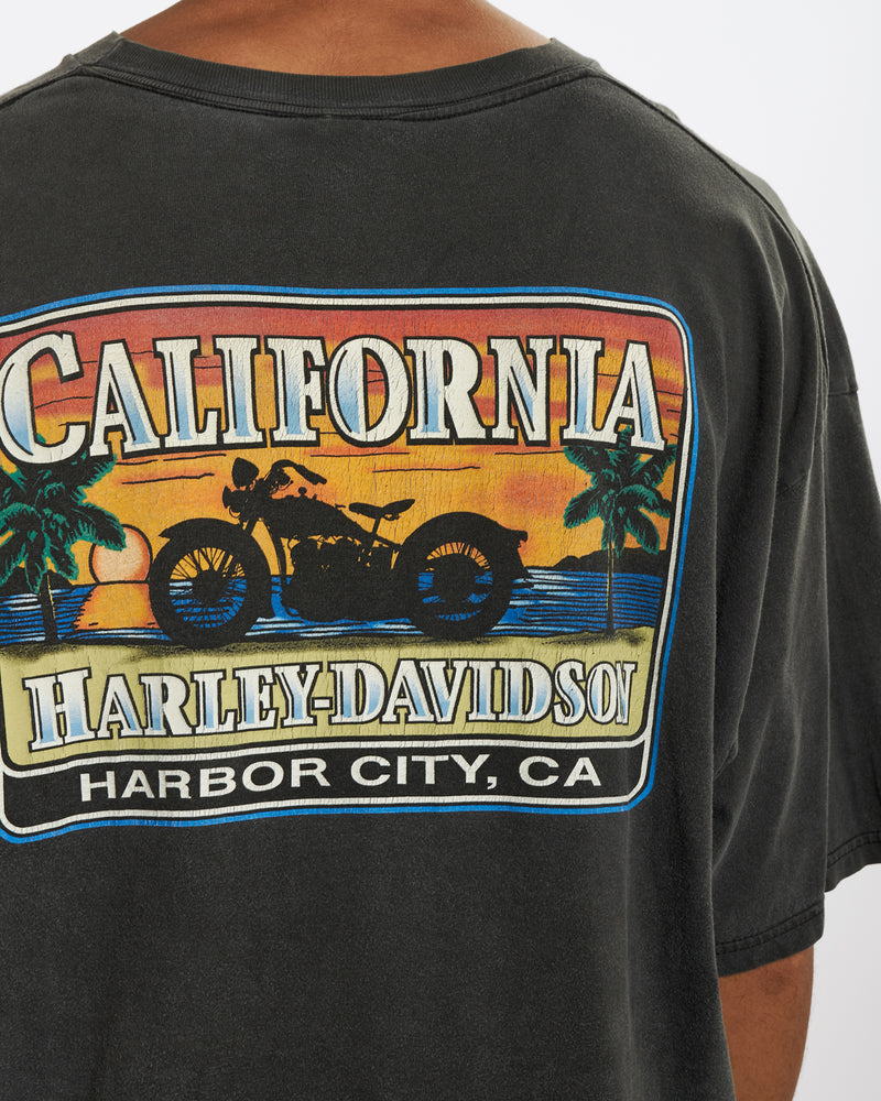 Vintage Harley Davidson 'Harbour City, CA' Tee <br>XXXL