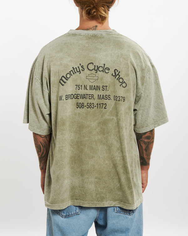 Vintage Harley Davidson Tee <br>XL , The Real Deal , newtown, sydney, australia, thrift store, opshop, preloved, secondhand, sustainable, retro, antique, 70s, 80s, 90s, 2000s, 00s, fashion, clothing, streetwear, trendy, garment, style, boutique, store, shop, archive, sale, cheap, best, top