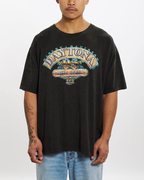 Vintage 1994 Harley Davidson 'Daytona' Tee <br>XL , The Real Deal , newtown, sydney, australia, thrift store, opshop, preloved, secondhand, sustainable, retro, antique, 70s, 80s, 90s, 2000s, 00s, fashion, clothing, streetwear, trendy, garment, style, boutique, store, shop, archive, sale, cheap, best, top