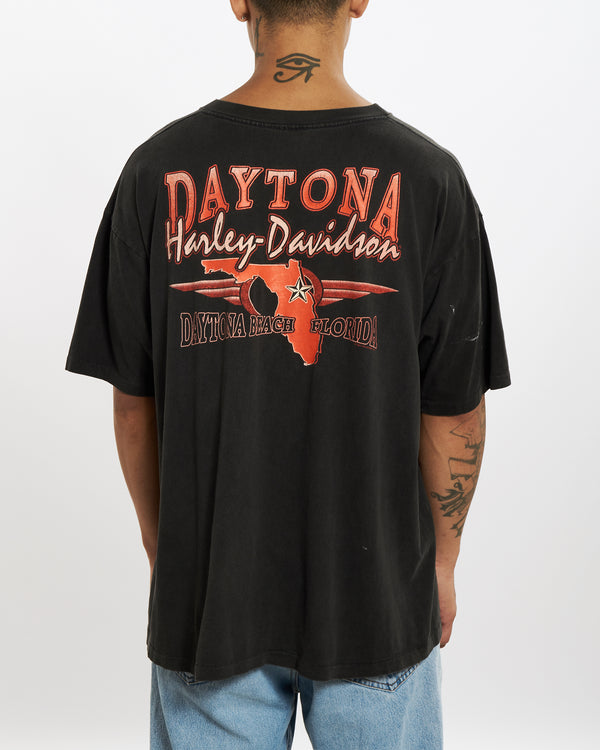 Vintage 1994 Harley Davidson 'Daytona' Tee <br>XL , The Real Deal , newtown, sydney, australia, thrift store, opshop, preloved, secondhand, sustainable, retro, antique, 70s, 80s, 90s, 2000s, 00s, fashion, clothing, streetwear, trendy, garment, style, boutique, store, shop, archive, sale, cheap, best, top