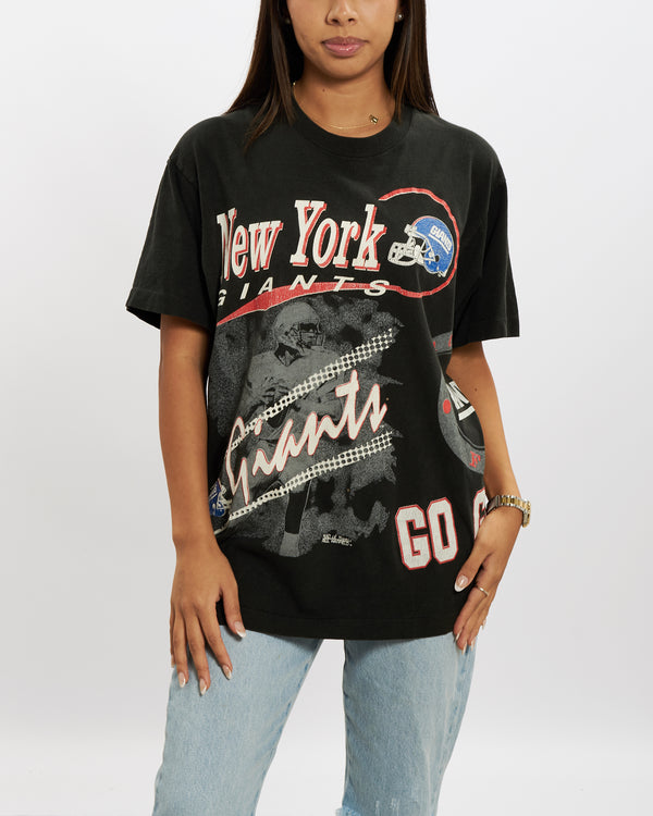 Vintage 90s New York Giants Tee <br>M , The Real Deal , newtown, sydney, australia, thrift store, opshop, preloved, secondhand, sustainable, retro, antique, 70s, 80s, 90s, 2000s, 00s, fashion, clothing, streetwear, trendy, garment, style, boutique, store, shop, archive, sale, cheap, best, top
