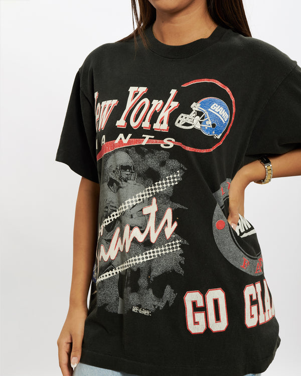 Vintage 90s New York Giants Tee <br>M , The Real Deal , newtown, sydney, australia, thrift store, opshop, preloved, secondhand, sustainable, retro, antique, 70s, 80s, 90s, 2000s, 00s, fashion, clothing, streetwear, trendy, garment, style, boutique, store, shop, archive, sale, cheap, best, top