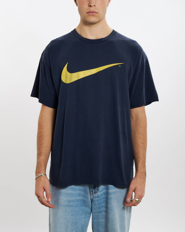 Vintage 90s Nike 'Michigan Wolverines' Tee <br>L , The Real Deal , newtown, sydney, australia, thrift store, opshop, preloved, secondhand, sustainable, retro, antique, 70s, 80s, 90s, 2000s, 00s, fashion, clothing, streetwear, trendy, garment, style, boutique, store, shop, archive, sale, cheap, best, top