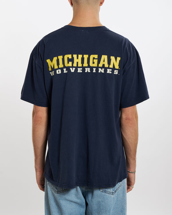 Vintage 90s Nike 'Michigan Wolverines' Tee <br>L , The Real Deal , newtown, sydney, australia, thrift store, opshop, preloved, secondhand, sustainable, retro, antique, 70s, 80s, 90s, 2000s, 00s, fashion, clothing, streetwear, trendy, garment, style, boutique, store, shop, archive, sale, cheap, best, top
