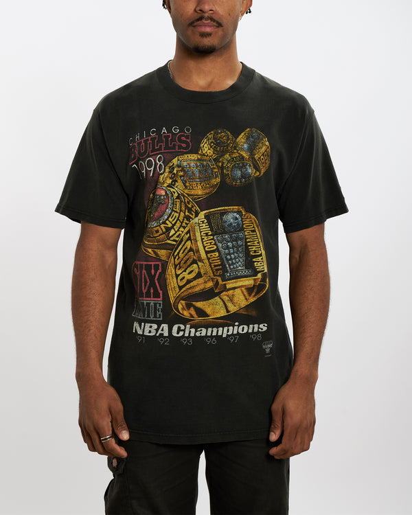 Vintage 1998 Chicago Bulls Championship Tee <br>L , The Real Deal , newtown, sydney, australia, thrift store, opshop, preloved, secondhand, sustainable, retro, antique, 70s, 80s, 90s, 2000s, 00s, fashion, clothing, streetwear, trendy, garment, style, boutique, store, shop, archive, sale, cheap, best, top