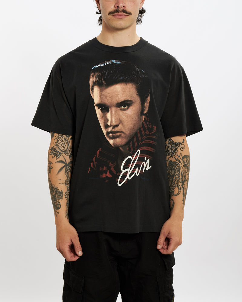 Vintage 1991 Elvis Presley Tee <br>L , The Real Deal , newtown, sydney, australia, thrift store, opshop, preloved, secondhand, sustainable, retro, antique, 70s, 80s, 90s, 2000s, 00s, fashion, clothing, streetwear, trendy, garment, style, boutique, store, shop, archive, sale, cheap, best, top