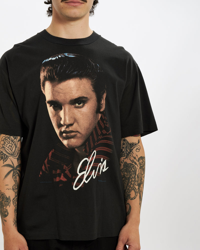 Vintage 1991 Elvis Presley Tee <br>L , The Real Deal , newtown, sydney, australia, thrift store, opshop, preloved, secondhand, sustainable, retro, antique, 70s, 80s, 90s, 2000s, 00s, fashion, clothing, streetwear, trendy, garment, style, boutique, store, shop, archive, sale, cheap, best, top