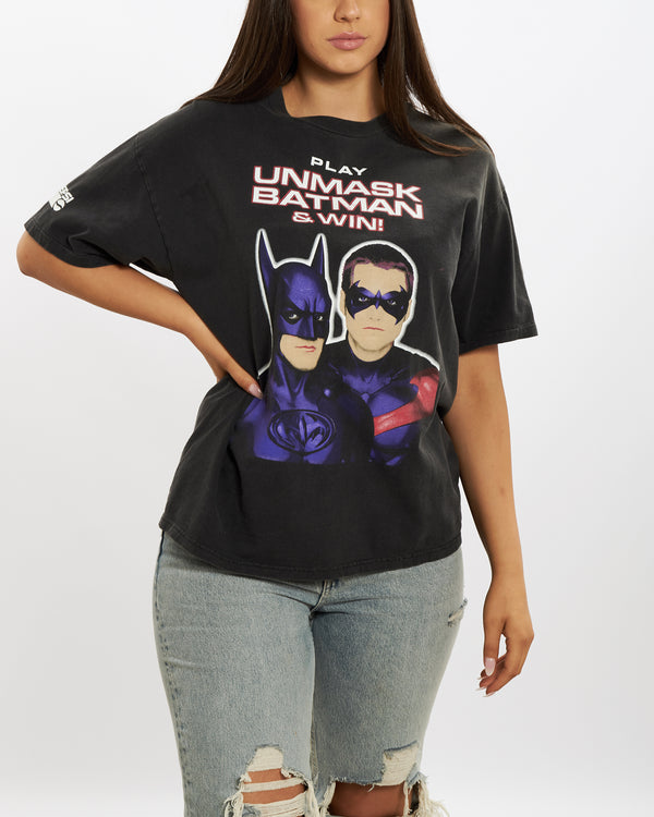 Vintage 1997 Batman & Robin Tee <br>M , The Real Deal , newtown, sydney, australia, thrift store, opshop, preloved, secondhand, sustainable, retro, antique, 70s, 80s, 90s, 2000s, 00s, fashion, clothing, streetwear, trendy, garment, style, boutique, store, shop, archive, sale, cheap, best, top