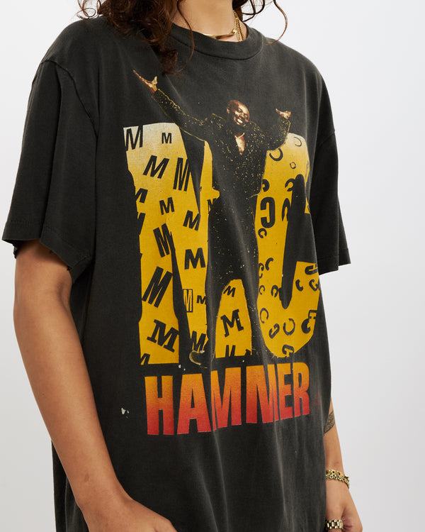 Vintage 1991 MC Hammer Tee <br>S , The Real Deal , newtown, sydney, australia, thrift store, opshop, preloved, secondhand, sustainable, retro, antique, 70s, 80s, 90s, 2000s, 00s, fashion, clothing, streetwear, trendy, garment, style, boutique, store, shop, archive, sale, cheap, best, top