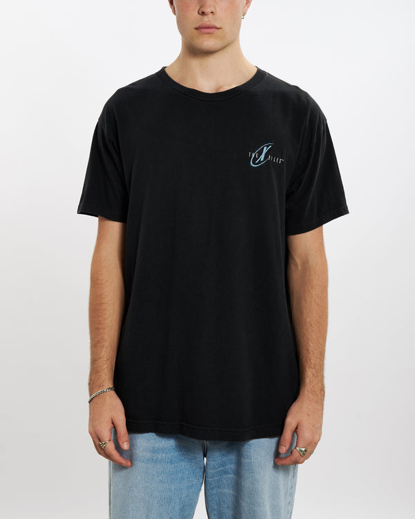 1998 'The X Files' Embroidered Tee <br>L