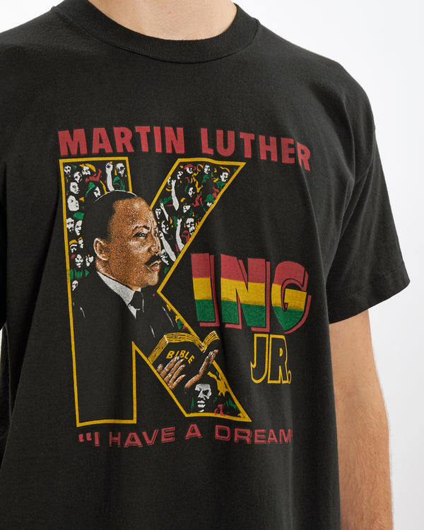 Vintage 90s Martin Luther King Jr 'I Have A Dream' Tee <br>L , The Real Deal , newtown, sydney, australia, thrift store, opshop, preloved, secondhand, sustainable, retro, antique, 70s, 80s, 90s, 2000s, 00s, fashion, clothing, streetwear, trendy, garment, style, boutique, store, shop, archive, sale, cheap, best, top