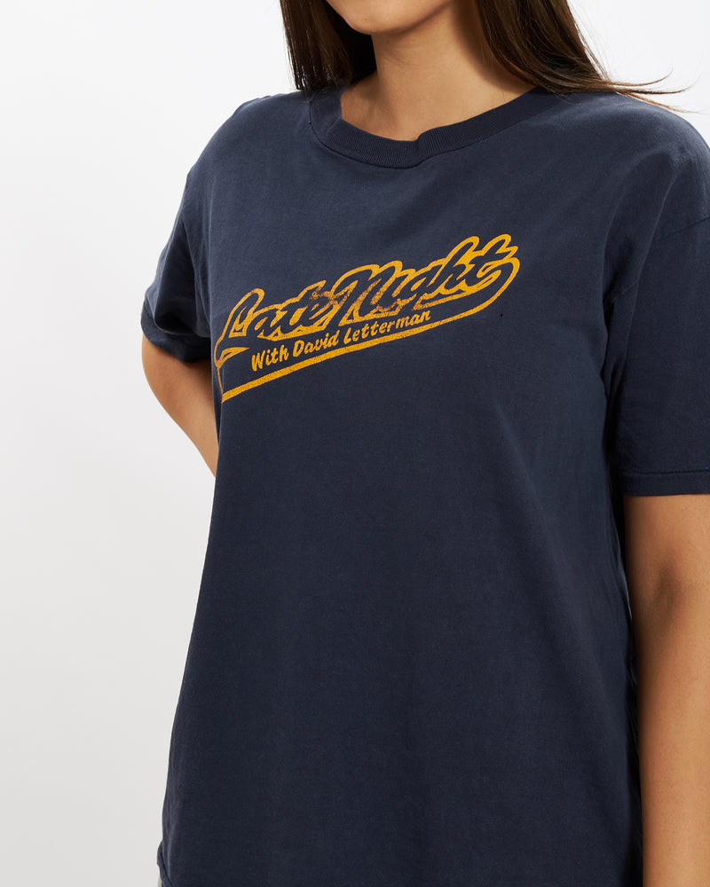 90s Late Night with David Letterman Tee <br>M