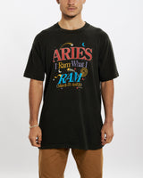 90s Aries Astrological Tee <br>L