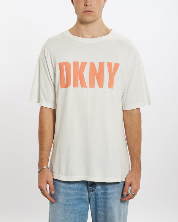 90s DKNY Spell Out Tee <br>L