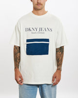 90s DKNY Jeans 'Beach Essentials' Tee <br>XL