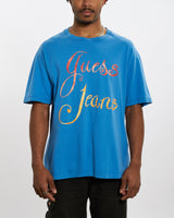 Vintage 90s Guess Jeans Tee <br>L , The Real Deal , newtown, sydney, australia, thrift store, opshop, preloved, secondhand, sustainable, retro, antique, 70s, 80s, 90s, 2000s, 00s, fashion, clothing, streetwear, trendy, garment, style, boutique, store, shop, archive, sale, cheap, best, top