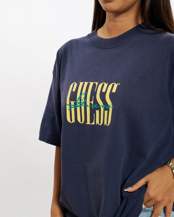90s Guess Spell Out Tee <br>L