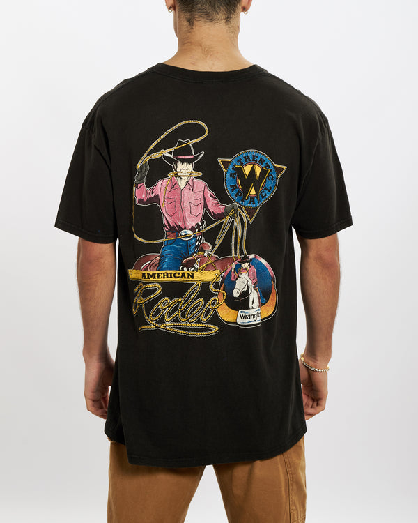 Vintage 90s Wrangler Tee <br>L , The Real Deal , newtown, sydney, australia, thrift store, opshop, preloved, secondhand, sustainable, retro, antique, 70s, 80s, 90s, 2000s, 00s, fashion, clothing, streetwear, trendy, garment, style, boutique, store, shop, archive, sale, cheap, best, top