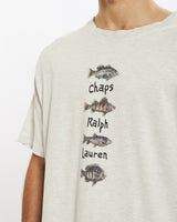 90s Chaps Ralph Lauren 'Fish' Tee <br>L