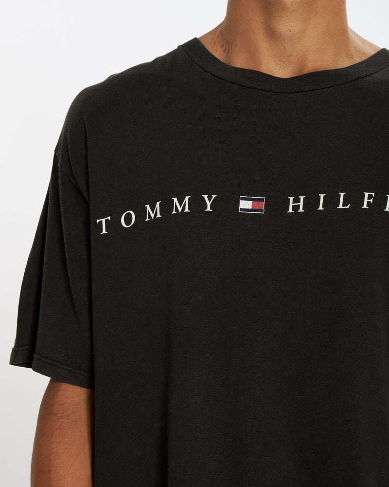 90s Tommy Hilfiger Spell Out Tee <br>XL
