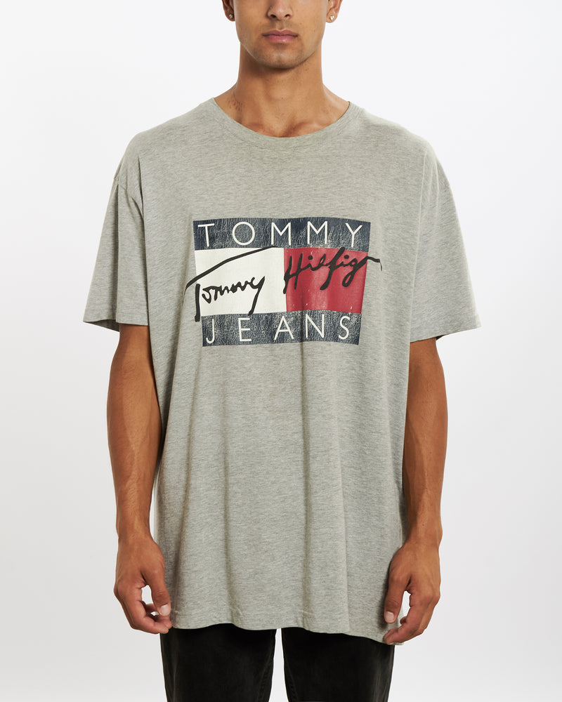 Vintage 90s Tommy Hilfiger Big Flag Tee <br>XL , The Real Deal , newtown, sydney, australia, thrift store, opshop, preloved, secondhand, sustainable, retro, antique, 70s, 80s, 90s, 2000s, 00s, fashion, clothing, streetwear, trendy, garment, style, boutique, store, shop, archive, sale, cheap, best, top