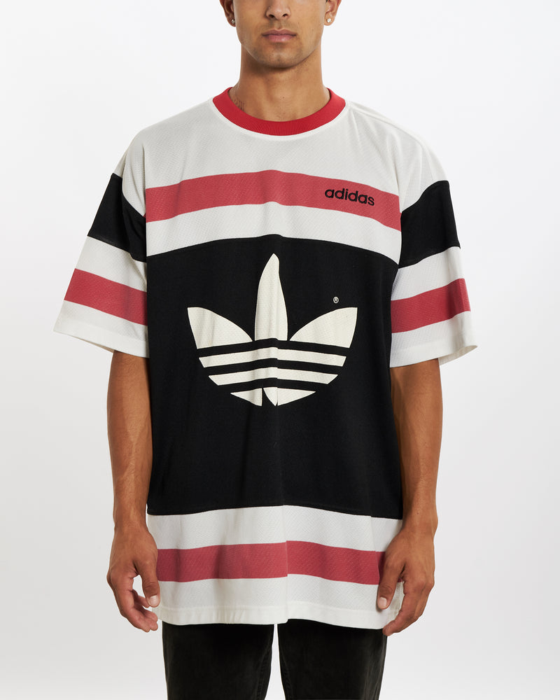 Vintage 90s Adidas Trefoil Logo Jersey XXL