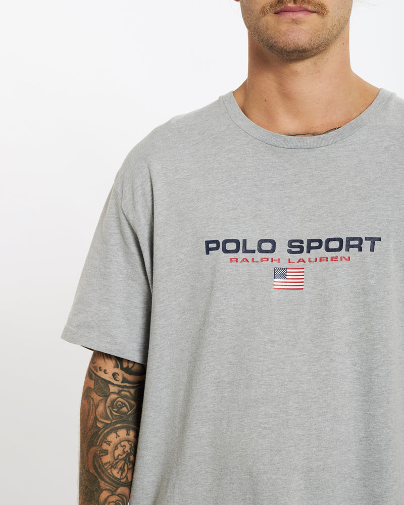 90s Polo Sport Logo Tee <br>XL