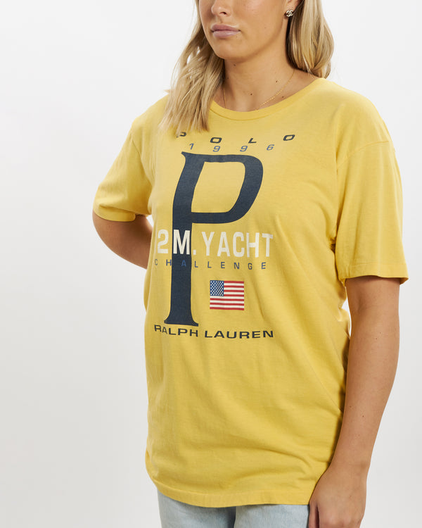 Vintage 1996 Polo Ralph Lauren '12M Yacht Challenge' Tee <br>M , The Real Deal , newtown, sydney, australia, thrift store, opshop, preloved, secondhand, sustainable, retro, antique, 70s, 80s, 90s, 2000s, 00s, fashion, clothing, streetwear, trendy, garment, style, boutique, store, shop, archive, sale, cheap, best, top