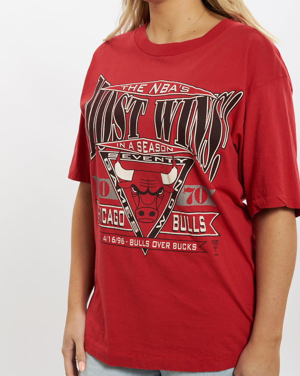 Vintage 1996 Chicago Bulls Tee <br>M , The Real Deal , newtown, sydney, australia, thrift store, opshop, preloved, secondhand, sustainable, retro, antique, 70s, 80s, 90s, 2000s, 00s, fashion, clothing, streetwear, trendy, garment, style, boutique, store, shop, archive, sale, cheap, best, top