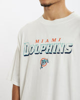 90s Miami Dolphins Embroidered Tee <br>L