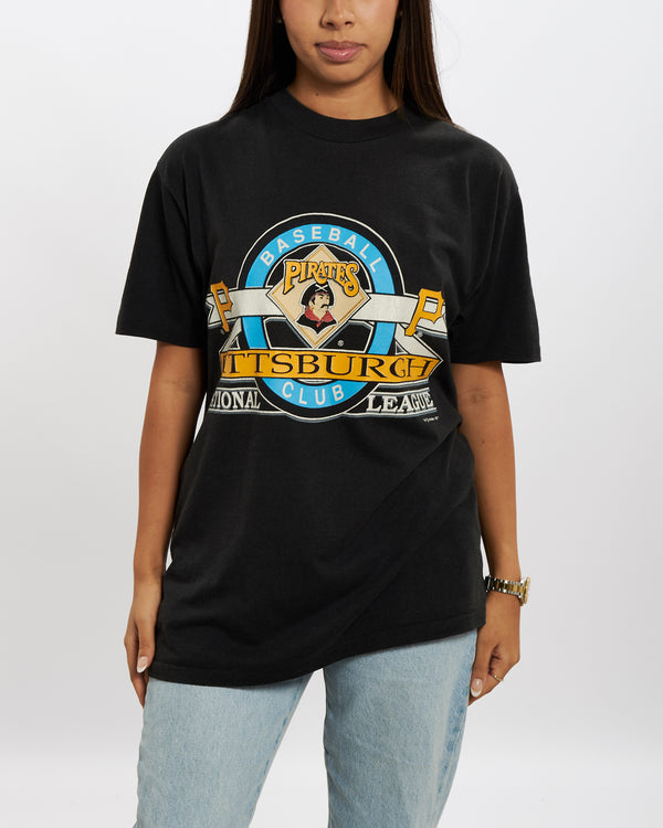 Vintage 1992 Pittsburgh Pirates Tee <br>M , The Real Deal , newtown, sydney, australia, thrift store, opshop, preloved, secondhand, sustainable, retro, antique, 70s, 80s, 90s, 2000s, 00s, fashion, clothing, streetwear, trendy, garment, style, boutique, store, shop, archive, sale, cheap, best, top