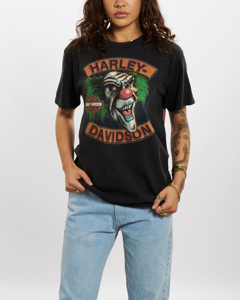 Vintage Harley Davidson 'Albuquerque, New Mexico' Tee <br>XS , The Real Deal , newtown, sydney, australia, thrift store, opshop, preloved, secondhand, sustainable, retro, antique, 70s, 80s, 90s, 2000s, 00s, fashion, clothing, streetwear, trendy, garment, style, boutique, store, shop, archive, sale, cheap, best, top