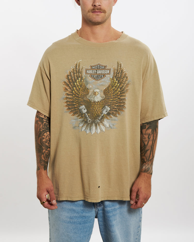 Vintage 90s Harley Davidson 'Beaumont, Texas' Tee <br>XL , The Real Deal , newtown, sydney, australia, thrift store, opshop, preloved, secondhand, sustainable, retro, antique, 70s, 80s, 90s, 2000s, 00s, fashion, clothing, streetwear, trendy, garment, style, boutique, store, shop, archive, sale, cheap, best, top