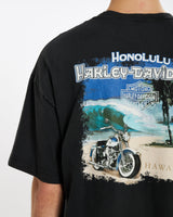 90s Harley Davidson 'Honolulu, Hawaii' Tee <br>L