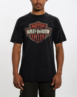 Vintage Harley Davidson 'Portland, Maine' Tee <br>L , The Real Deal , newtown, sydney, australia, thrift store, opshop, preloved, secondhand, sustainable, retro, antique, 70s, 80s, 90s, 2000s, 00s, fashion, clothing, streetwear, trendy, garment, style, boutique, store, shop, archive, sale, cheap, best, top