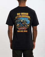 Vintage Harley Davidson 'Portland, Maine' Tee <br>L , The Real Deal , newtown, sydney, australia, thrift store, opshop, preloved, secondhand, sustainable, retro, antique, 70s, 80s, 90s, 2000s, 00s, fashion, clothing, streetwear, trendy, garment, style, boutique, store, shop, archive, sale, cheap, best, top