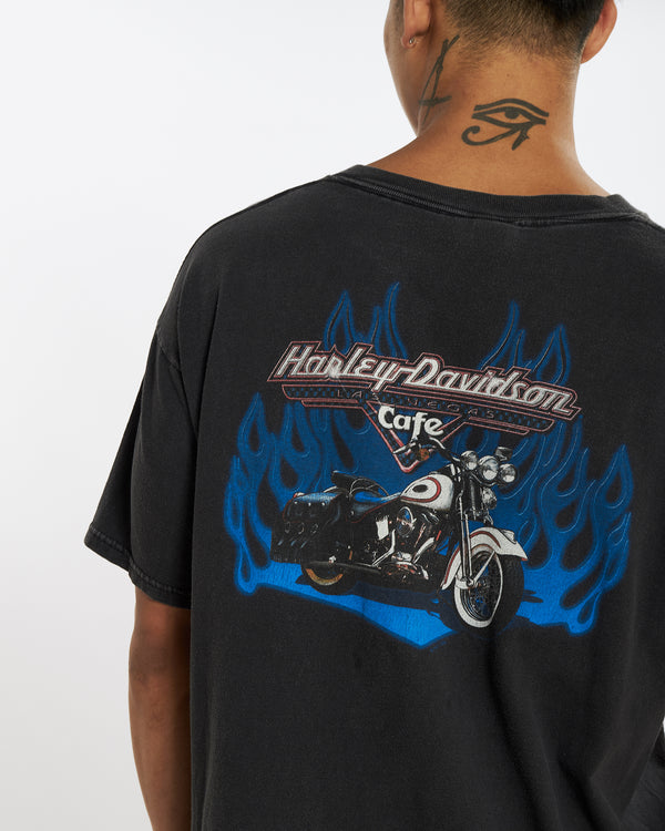 1998 Harley Davidson 'Las Vegas Cafe' Tee <br>XL