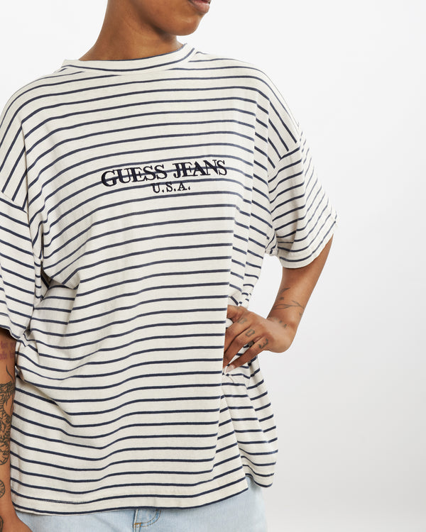 90s Guess Jeans Striped Tee <br>M