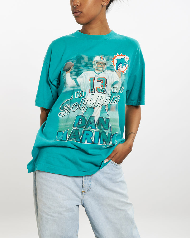 Vintage 1997 NFL Miami Dolphins Tee <br>M , The Real Deal , newtown, sydney, australia, thrift store, opshop, preloved, secondhand, sustainable, retro, antique, 70s, 80s, 90s, 2000s, 00s, fashion, clothing, streetwear, trendy, garment, style, boutique, store, shop, archive, sale, cheap, best, top