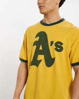 Vintage Oakland Athletics Tee <br>L , The Real Deal , newtown, sydney, australia, thrift store, opshop, preloved, secondhand, sustainable, retro, antique, 70s, 80s, 90s, 2000s, 00s, fashion, clothing, streetwear, trendy, garment, style, boutique, store, shop, archive, sale, cheap, best, top