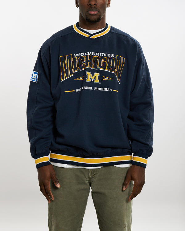 90s NFL Michigan Wolverines Sweatshirt <br>XL