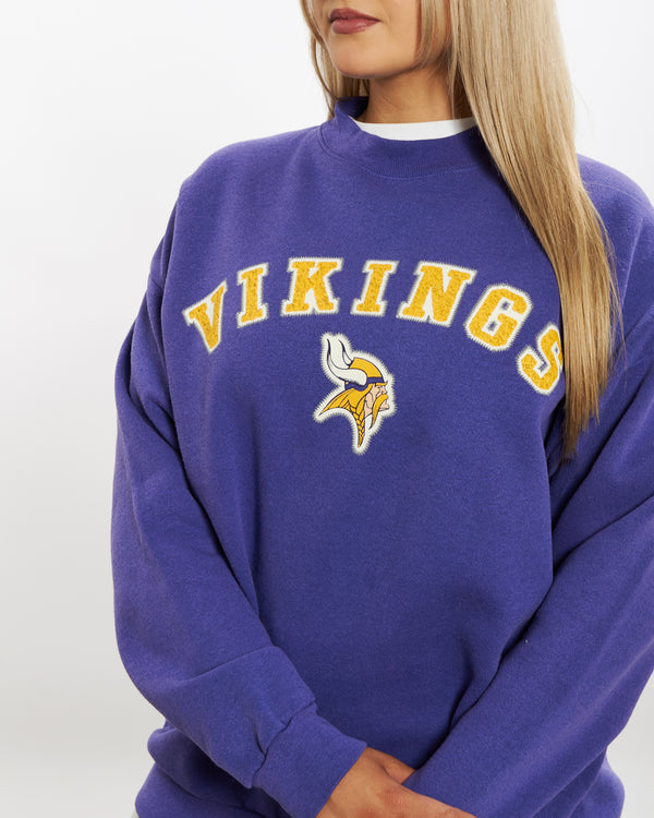 90s NFL Minnesota Vikings Sweatshirt <br>S