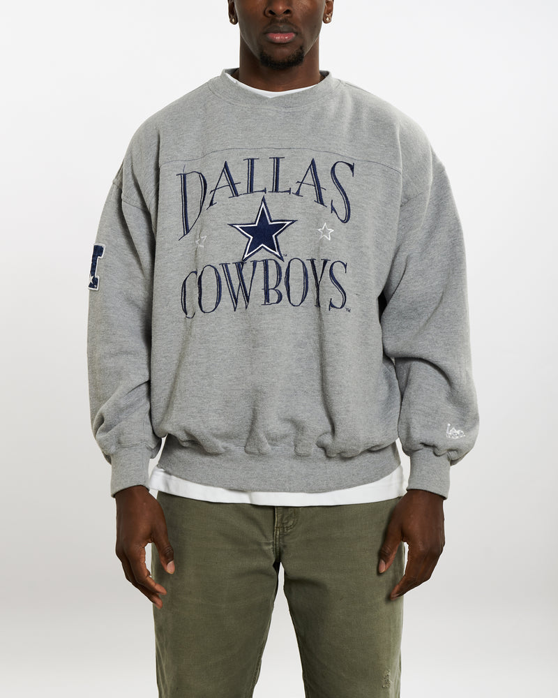 Vintage 90s NFL Dallas Cowboys Sweatshirt <br>XL , The Real Deal , newtown, sydney, australia, thrift store, opshop, preloved, secondhand, sustainable, retro, antique, 70s, 80s, 90s, 2000s, 00s, fashion, clothing, streetwear, trendy, garment, style, boutique, store, shop, archive, sale, cheap, best, top
