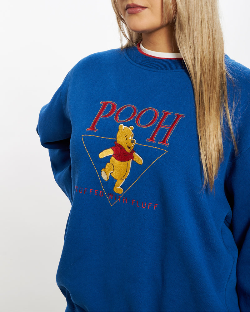 Vintage 90s Winnie The Pooh Sweatshirt <br>S , The Real Deal , newtown, sydney, australia, thrift store, opshop, preloved, secondhand, sustainable, retro, antique, 70s, 80s, 90s, 2000s, 00s, fashion, clothing, streetwear, trendy, garment, style, boutique, store, shop, archive, sale, cheap, best, top
