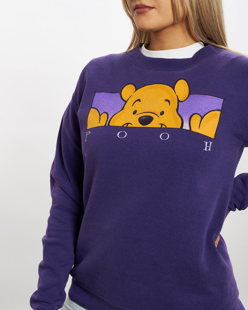 Vintage 90s Winnie The Pooh Sweatshirt <br>S , The Real Deal , newtown, sydney, australia, thrift store, opshop, preloved, secondhand, sustainable, retro, antique, 70s, 80s, 90s, 2000s, 00s, fashion, clothing, streetwear, trendy, garment, style, boutique, store, shop, archive, sale, cheap, best, top