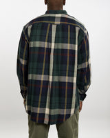 90s Nautica Flannelette Button Up Shirt <br>XL