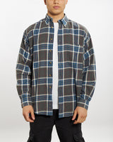 Vintage 90s Nautica Flannelette Button Up Shirt <br>L , The Real Deal , newtown, sydney, australia, thrift store, opshop, preloved, secondhand, sustainable, retro, antique, 70s, 80s, 90s, 2000s, 00s, fashion, clothing, streetwear, trendy, garment, style, boutique, store, shop, archive, sale, cheap, best, top